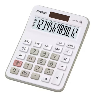 Calculadora Casio De Mesa Mx-12b - Branca