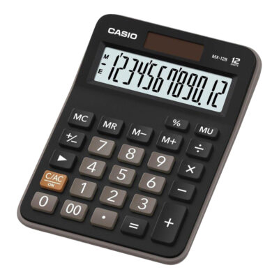 Calculadora Casio De Mesa Mx-12b - Preta