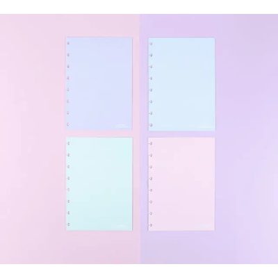 Refil Candy Colors Para Caderno Pautado Com 40 Folhas 200x275mm - Linhas Brancas