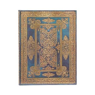 Caderno Colegial Capa Dura 144 Folhas Com Pauta - Blue Luxe Ultra