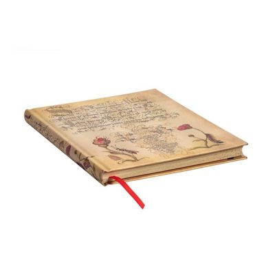 Caderno Colegial Capa Dura 144 Folhas Com Pauta – Flemish Rose Ultra